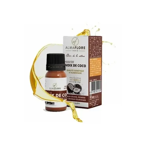 ALMAFLORE Huile de Noix de Coco 10 ml