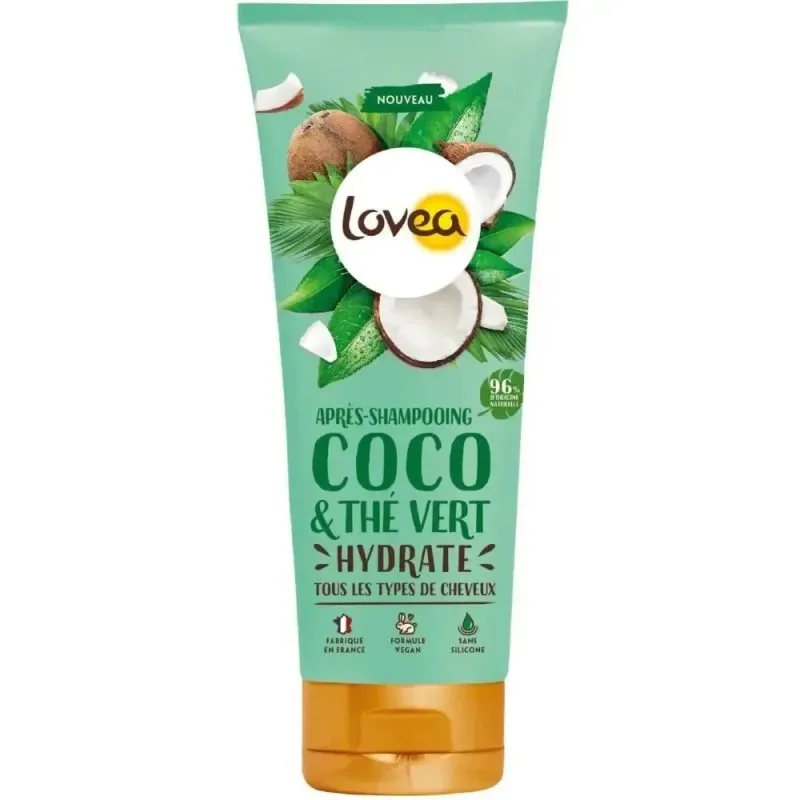 LOVEA Après Shampooing Coco & Thé Vert Cheveux Normaux 200 ml