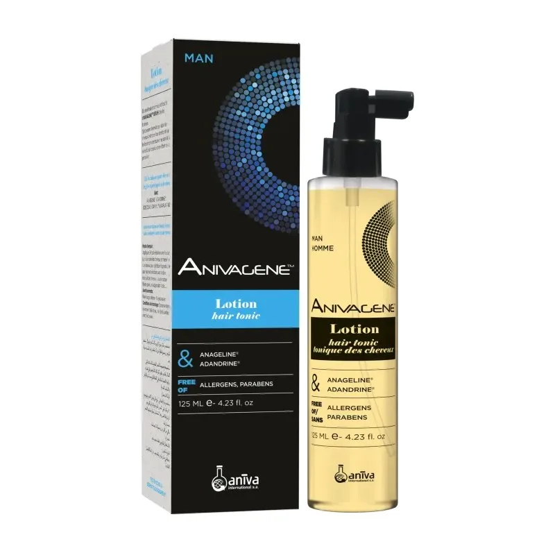 ANIVAGENE Lotion Tonique Capillaire Homme 125 ml