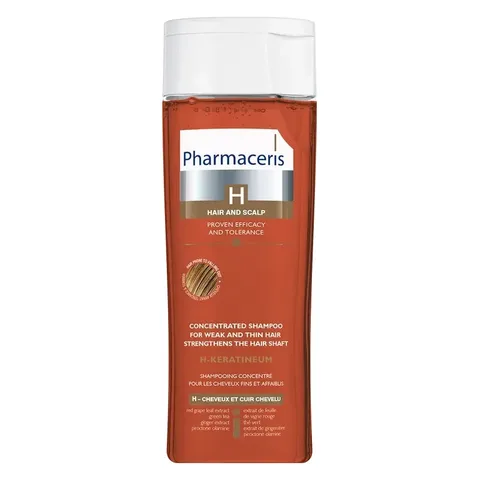 PHARMACERIS Shampooing Cheveux Fins et Affaiblis H-Keratineum 250 ml