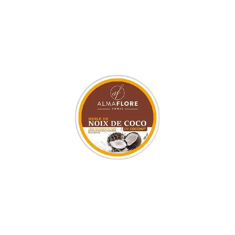 ALMAFLORE Huile Noix de Coco Pot 100 ml
