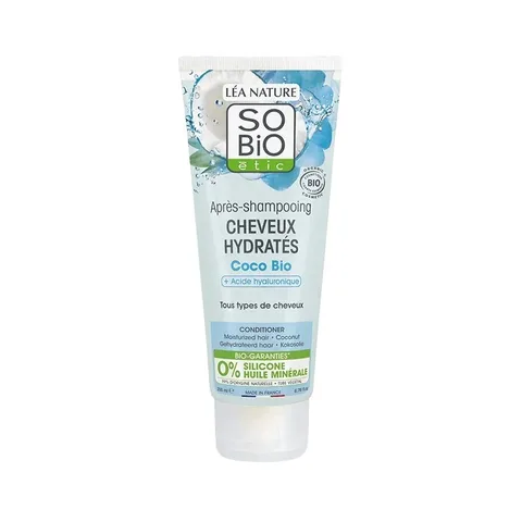 So Bio Après-Shampooing Cheveux Hydratés Coco & Acide Hyaluronique Bio 200 ml