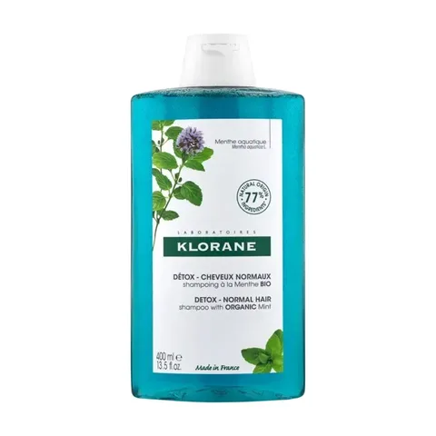 KLORANE Shampoing Anti-Pollution Détox à la Menthe Aquatique 200 ml