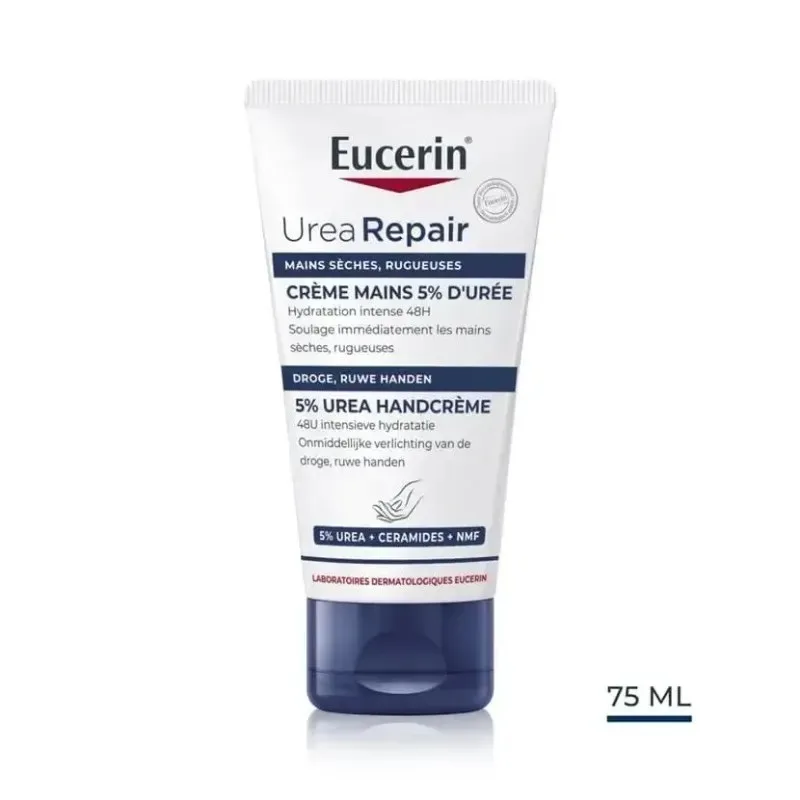 EUCERIN Urea Repair Plus Crème Mains 5% Uree Réparatrice 75 ml