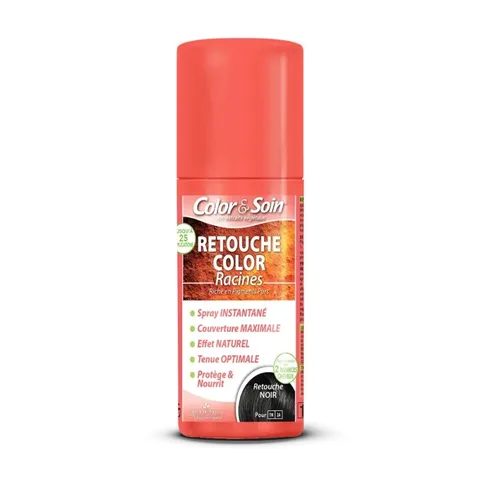 3 CHENES Color et Soin Spray Retouche Noir 75 ml