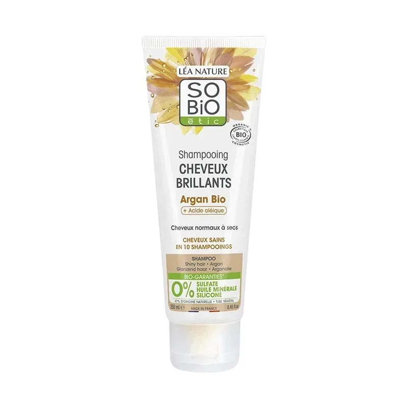So Bio Shampooing Cheveux Brillants Argan 250 ml