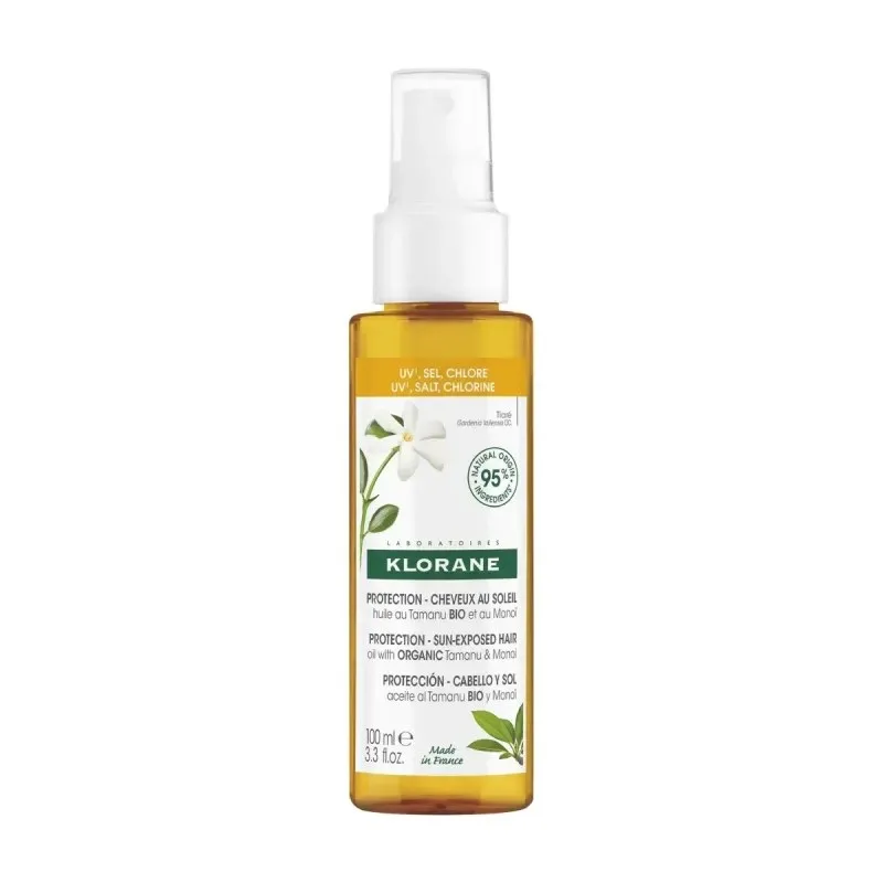 KLORANE Huile Protectrice à la Cire d'ylang-ylang –soleil 100 ml