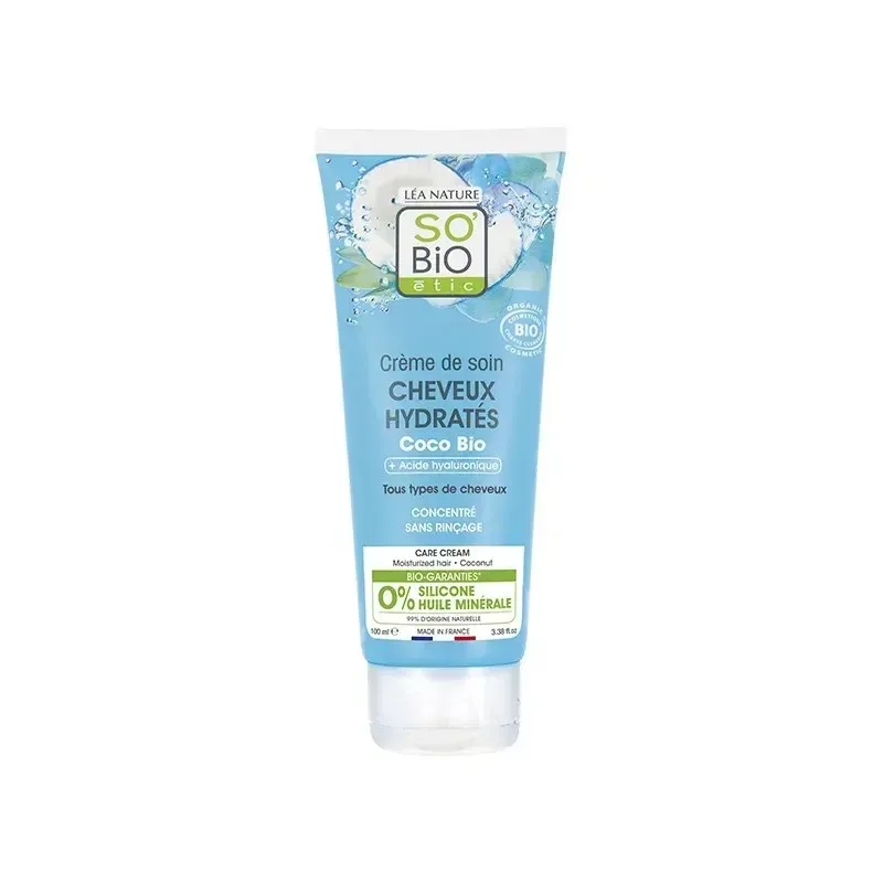 So Bio Crème de Soin Cheveux Hydrates Coco Bio 100 ml
