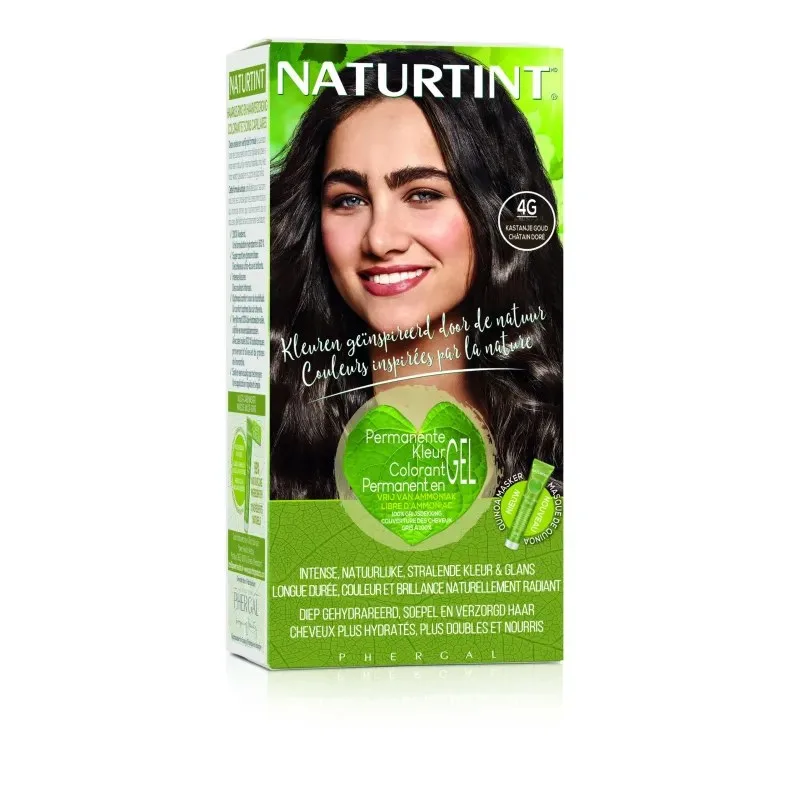 NATURTINT Coloration Permanante 4 g Chatain Dore 170 ml