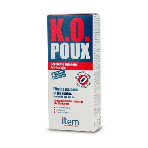 ITEM Ko Poux Gel Crème 100 ml