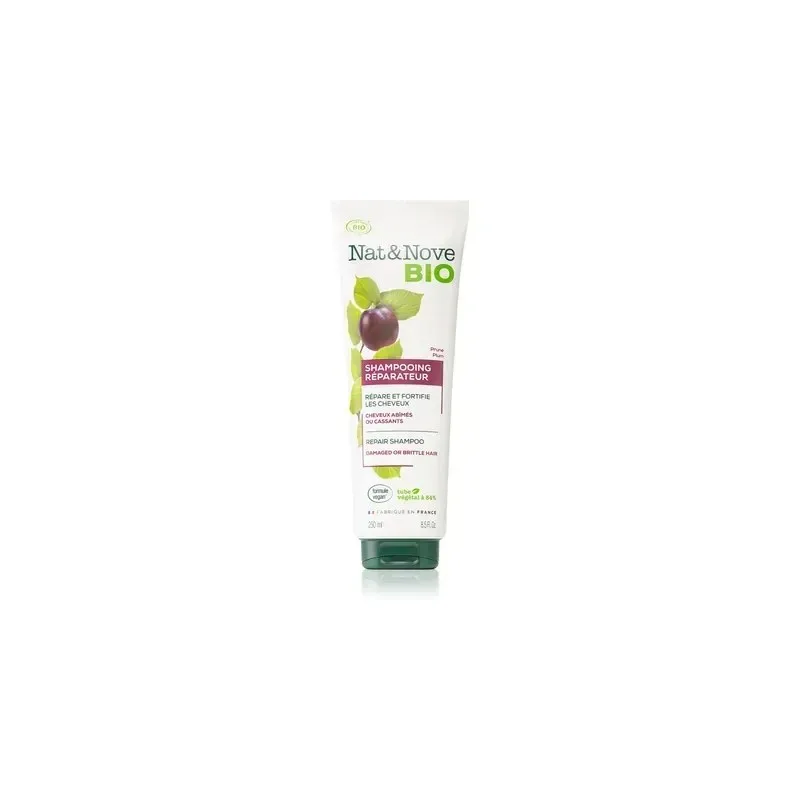 Nat & Nove Bio Shampooing Réparateur à l'extrait de Prune 250 ml