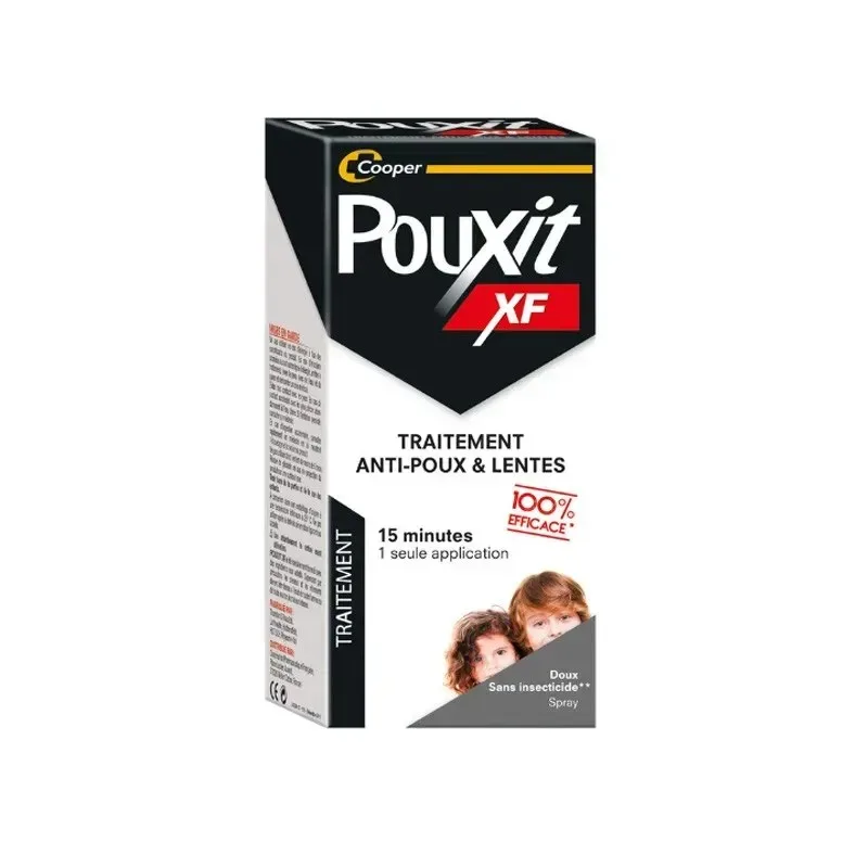 POUXIT Xf Spray Traitement Anti-Poux&lentes 100 ml