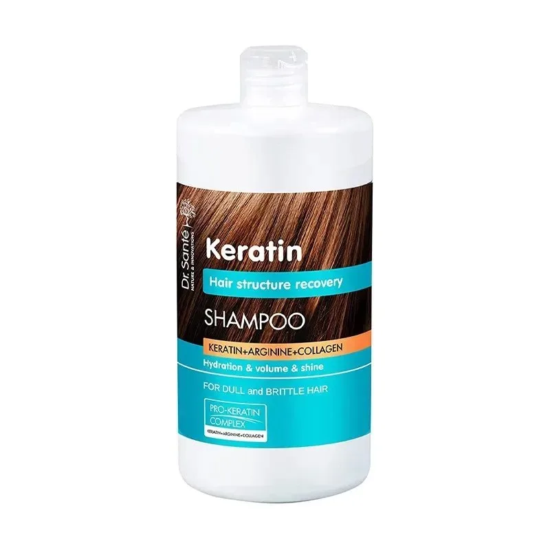 DR. SANTÉ Keratin Shampooing Cheveux Abîmés 1 l