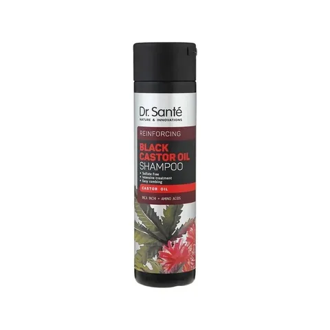 DR. SANTÉ Black Castor Oil Shampooing à l'huile de Ricin Noir 250 ml