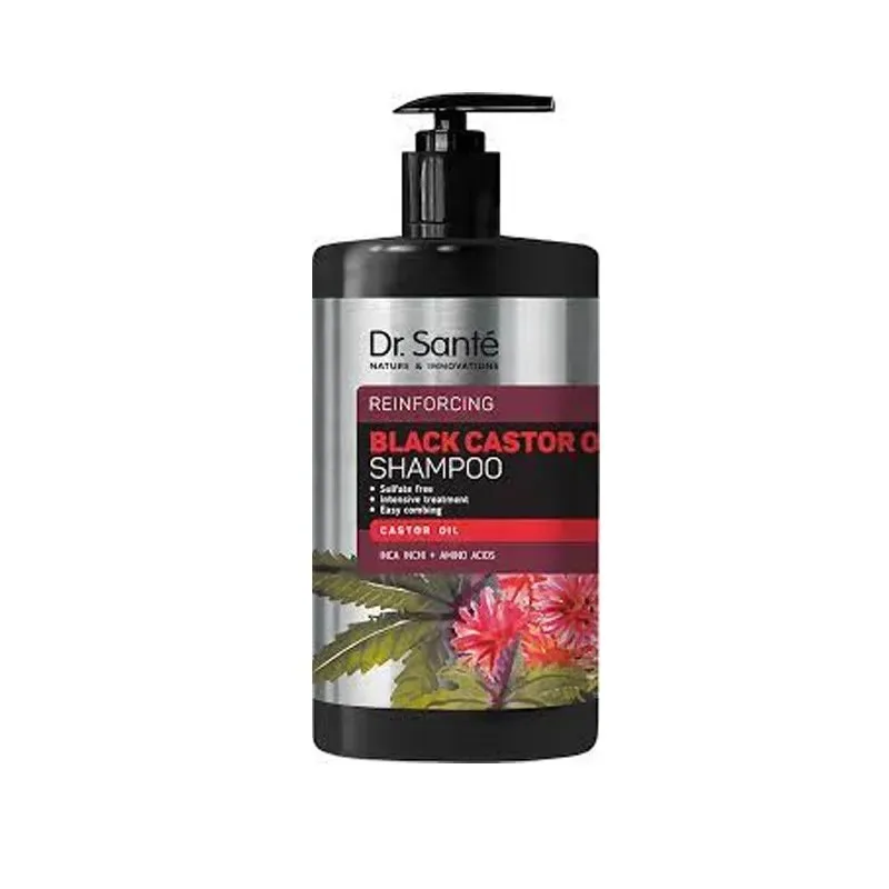 DR. SANTÉ Black Castor Oil Shampooing à l'huile de Ricin Noir 1 l