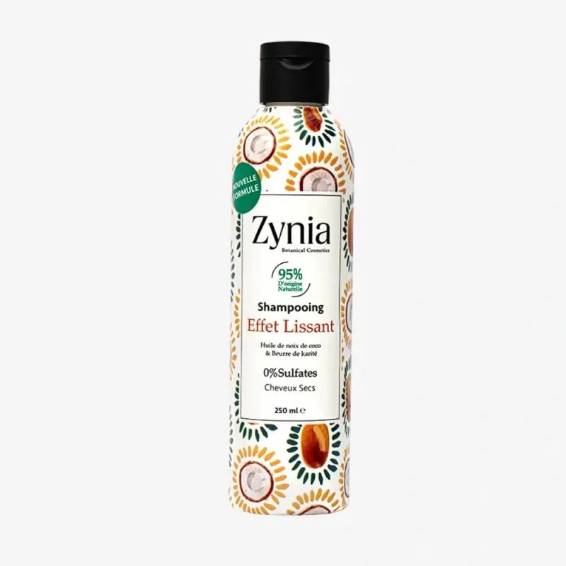 ZYNIA Shampoing Karite Coco Cheveux Sec 250 ml