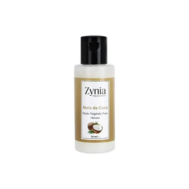 ZYNIA Huile Végétale Pure de Noix de Coco 50 ml