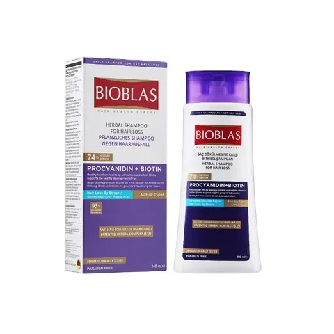 BIOBLAS Shampooing Anti Chute Anti Stress Procyanidin+biotin 360 ml