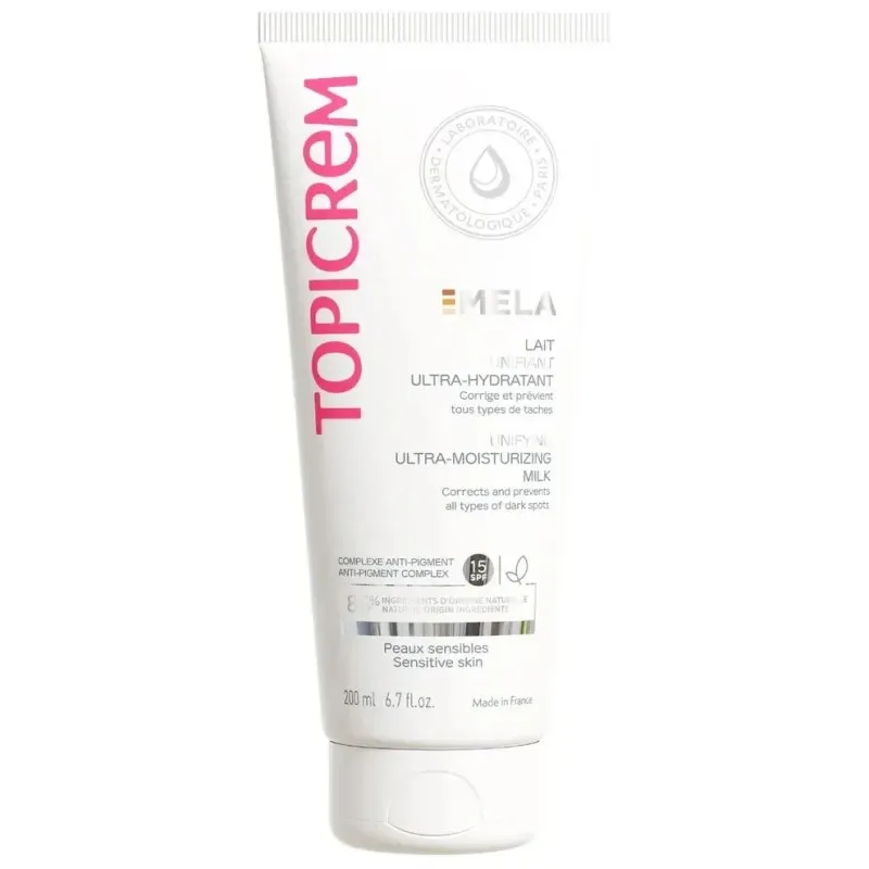 TOPICREM Mela Lait Unifiant Ultra Hydratant 200 ml