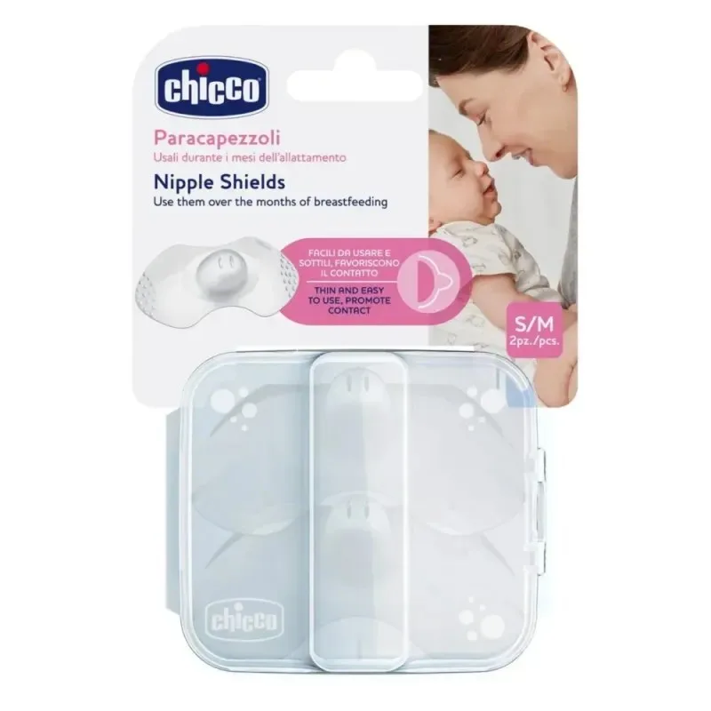 CHICCO 2 Bouts de Seins en Silicone S/m