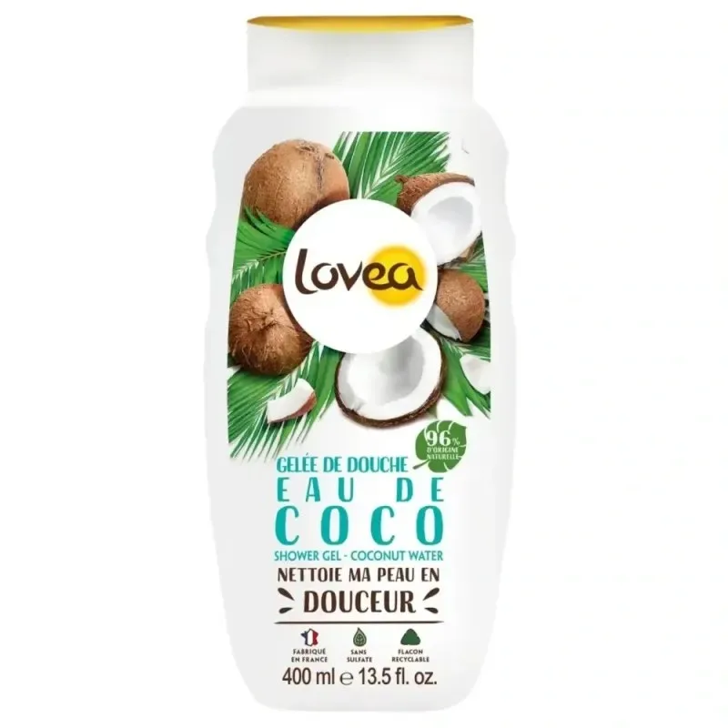 LOVEA Gelée de Douche Eau de Coco 400 ml