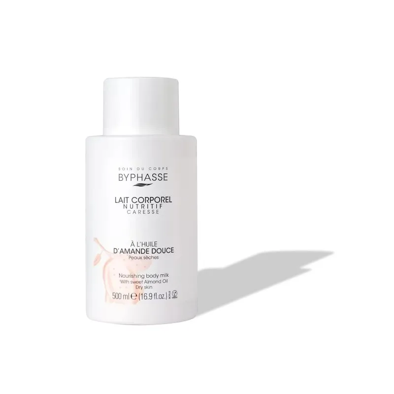 BYPHASSE Lait Corporel Nutritif à l'huile d'amande Douce 500 ml