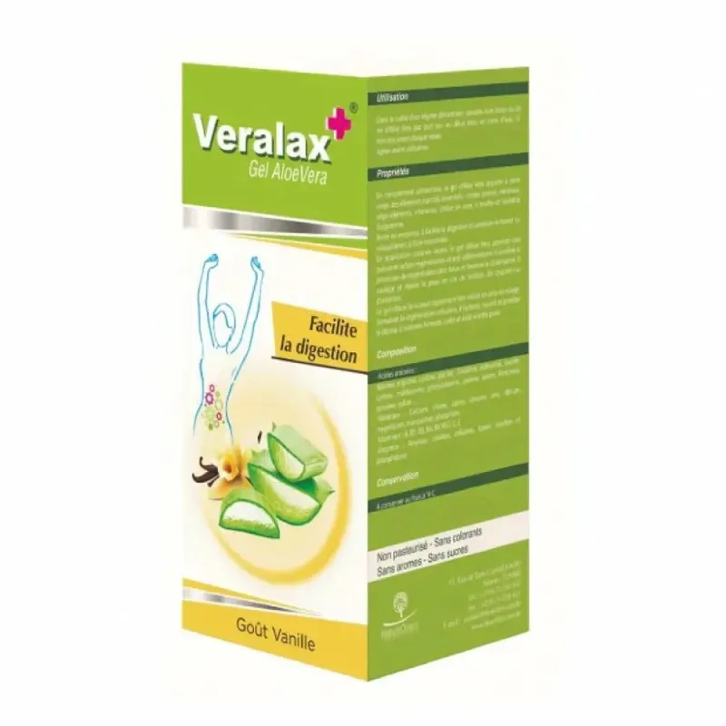 BIO ORIENT Veralax Gel Aloe Vera 250 ml Gout Vanille