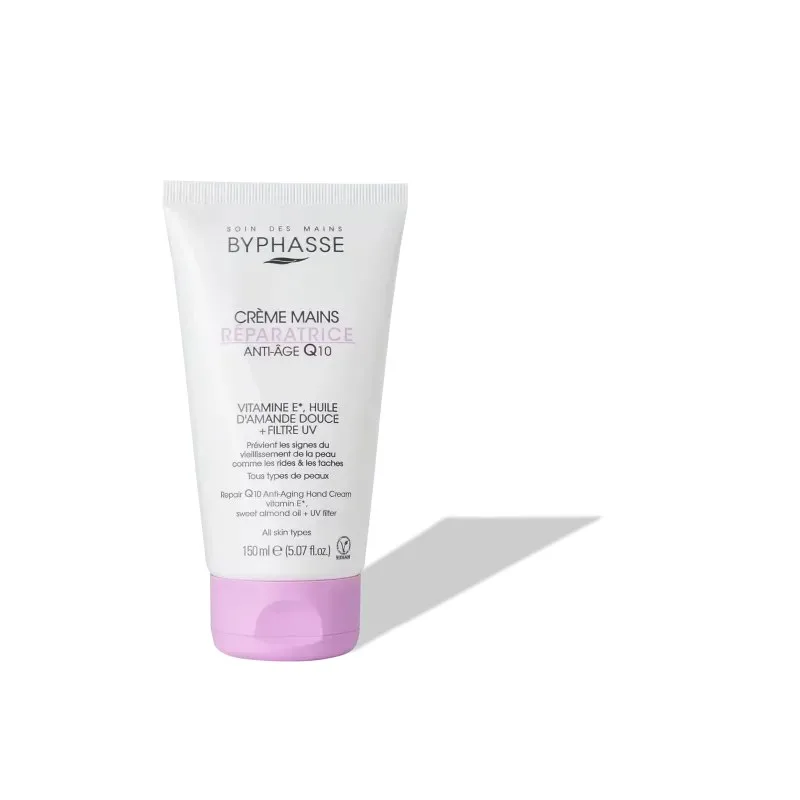 BYPHASSE Crème Mains Réparatrice Anti-Âge Q10 150 ml