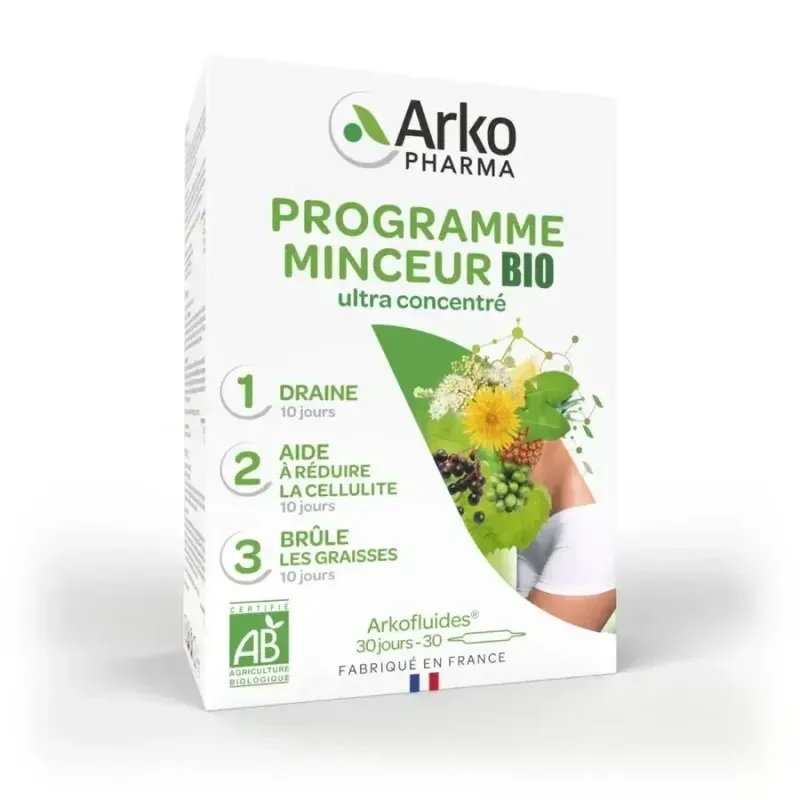 ARKOPHARMA Programme Minceur Bio 30 Ampoules
