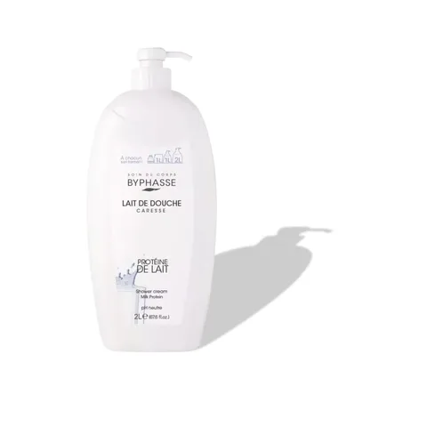 BYPHASSE Caresse Lait de Douche Protéine de Lait 2 l