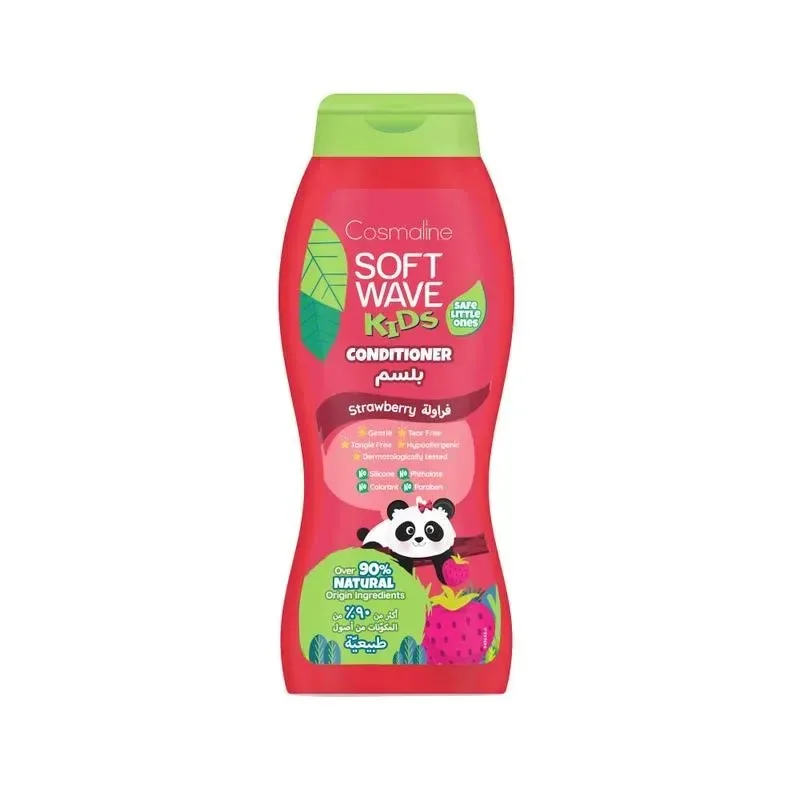 COSMALINE Soft Wave Kids Après Shampooing Fraise 400 ml