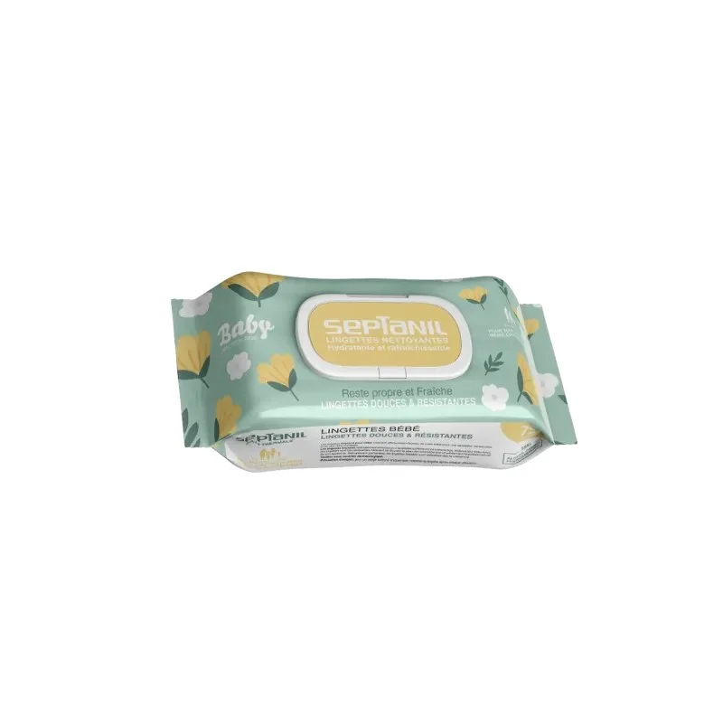 SEPTANIL Bébé Lingettes Nettoyantes Hydratantes 72 Pièces