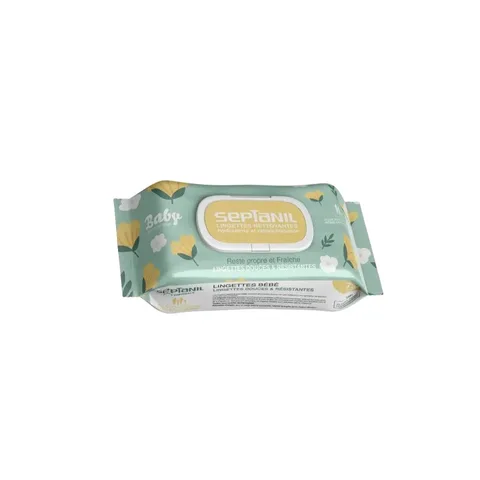 SEPTANIL Bébé Lingettes Nettoyantes Hydratantes 72 Pièces