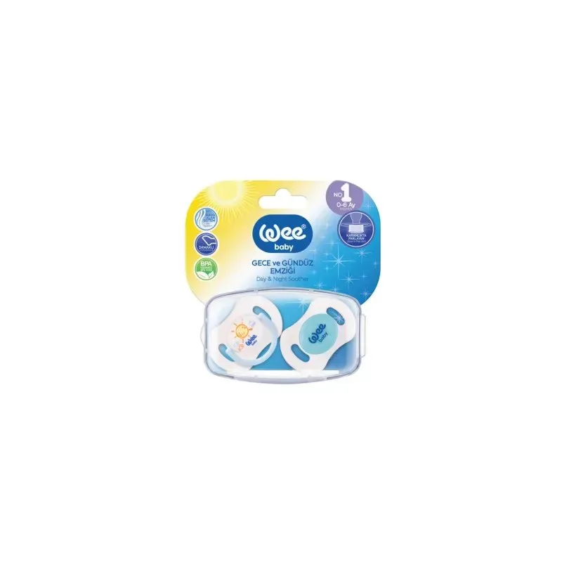 WEE BABY Day & Night 2 Sucettes 0-6m 152