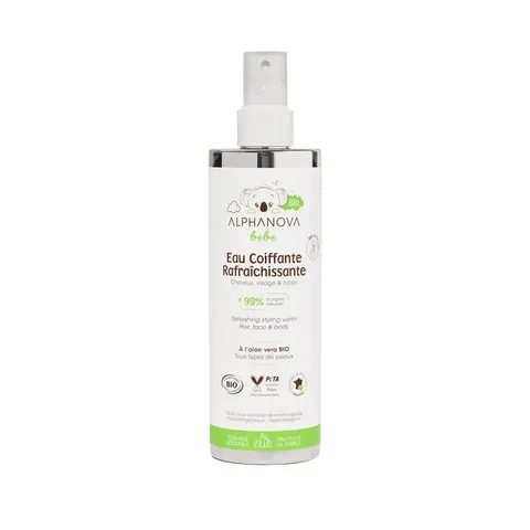 ALPHANOVA Eau Coiffante Rafraichissante Bio 200 ml