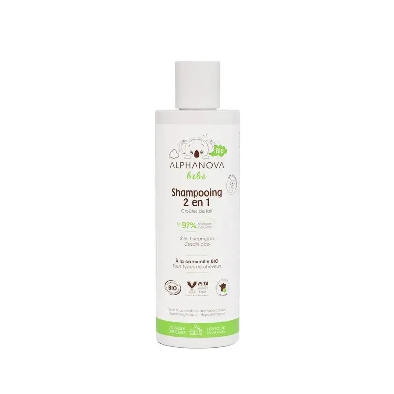ALPHANOVA Shampoing 2en1 Bio 200 ml