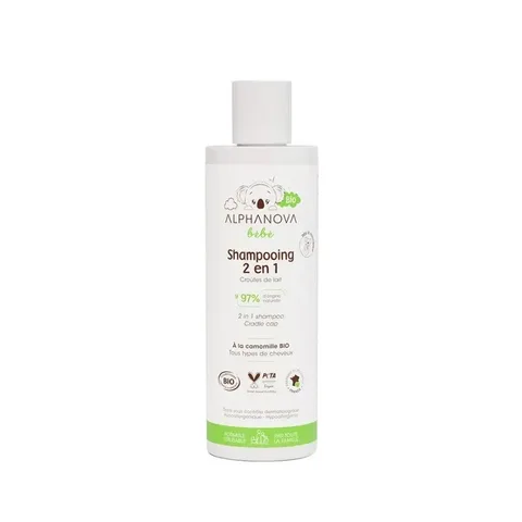 ALPHANOVA Shampoing 2en1 Bio 200 ml