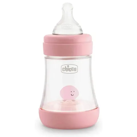 CHICCO Perfect-5 Silicone Rose Bottle 150 ml
