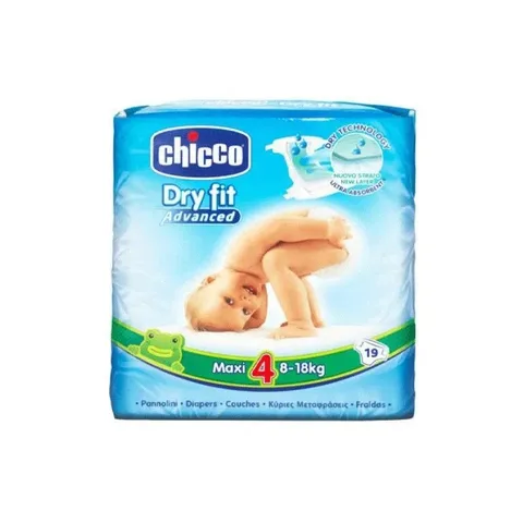 CHICCO Dry Fit Couche Maxi 8-18kg 19 Pièces