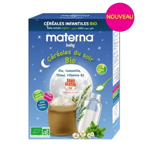 MATERNA Baby Cereales du Soir Bio 200 g