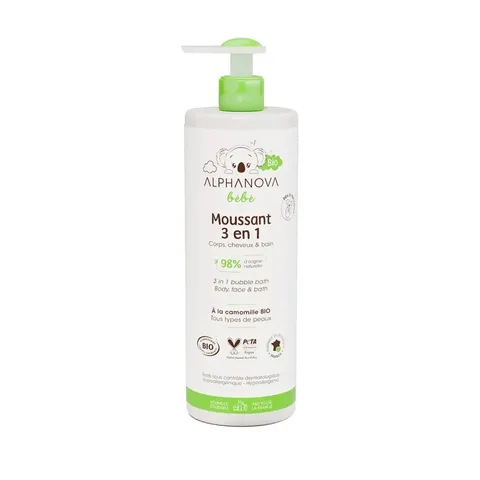 ALPHANOVA Moussant 3en1 Bio 400 ml