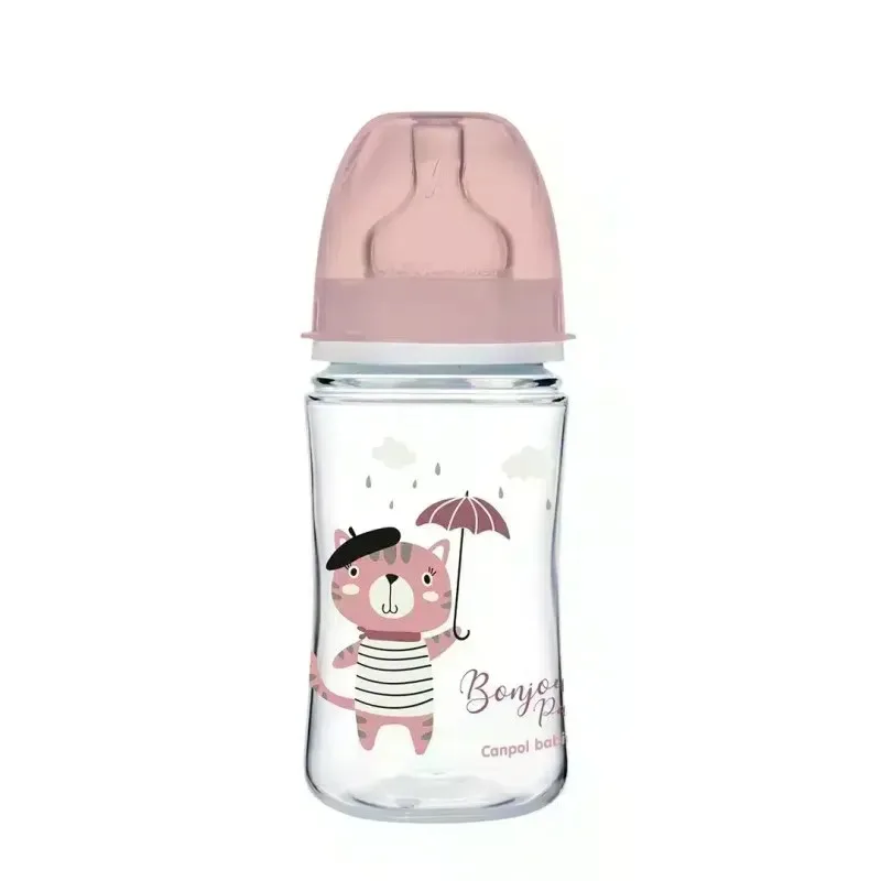 CANPOL BABIES Biberon Anticolique Col Large Bonjour Paris 240 ml Pp 35/232