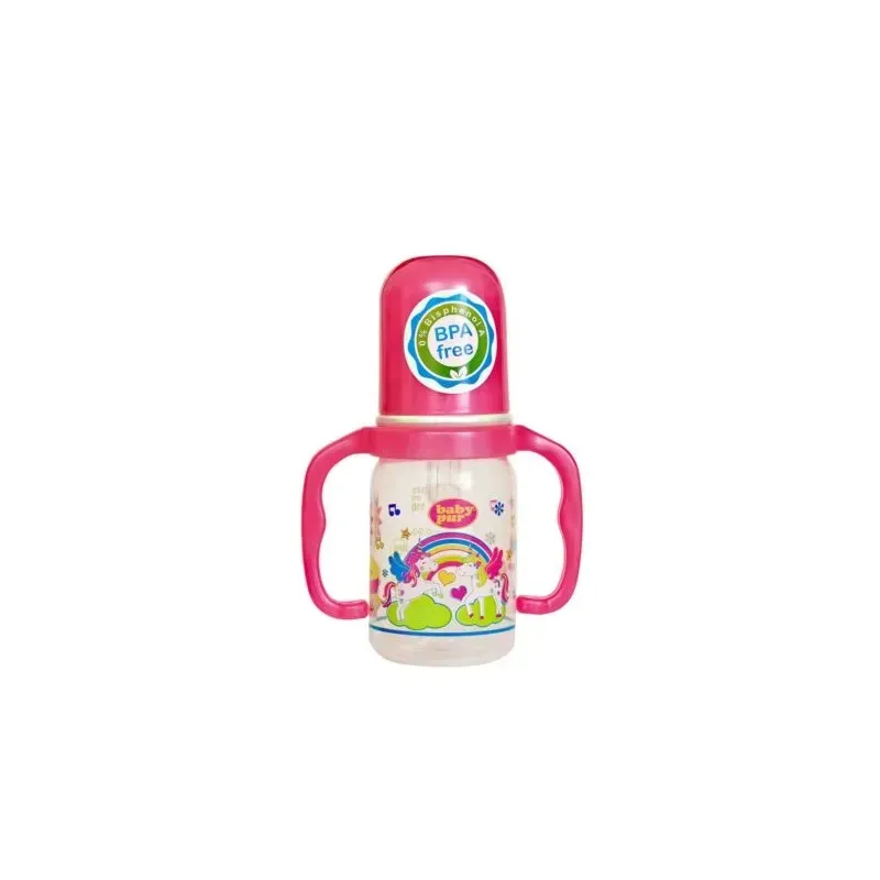BABY PUR Biberon Verre avec Anse 120 ml