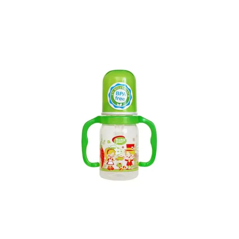 BABY PUR Biberon Verre avec Anse 120 ml — photo 2
