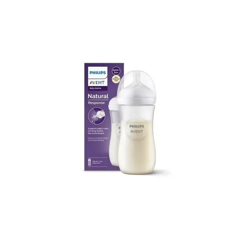 AVENT Natural Response Biberon Anti Colique 3m+ 330 ml Scy906/01