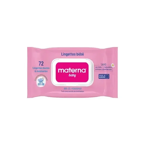 MATERNA Bb Lingette Boite de 72 Rose
