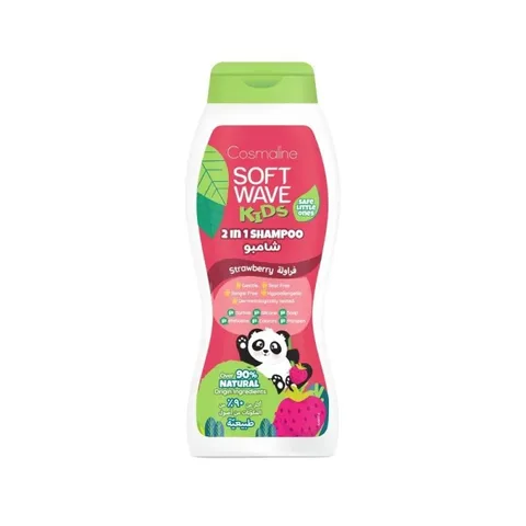 COSMALINE Soft Wave Kids Shampooing Fraise 400 ml