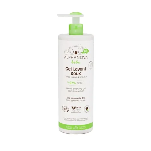 ALPHANOVA Gel Lavant Doux Bio 400 ml