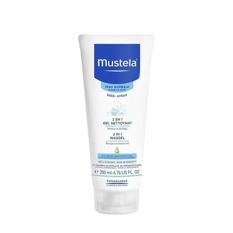 MUSTELA Gel Cheveux et Corps 2en1 200 ml