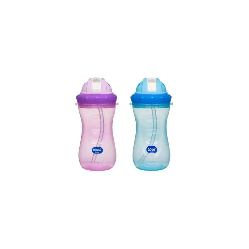 WEE BABY Gobelet à Paille Colore 350 ml 761